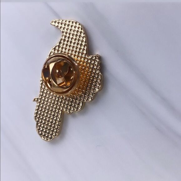 Black Sparrow Enamel Pin / Brooch - Picture 4 of 4